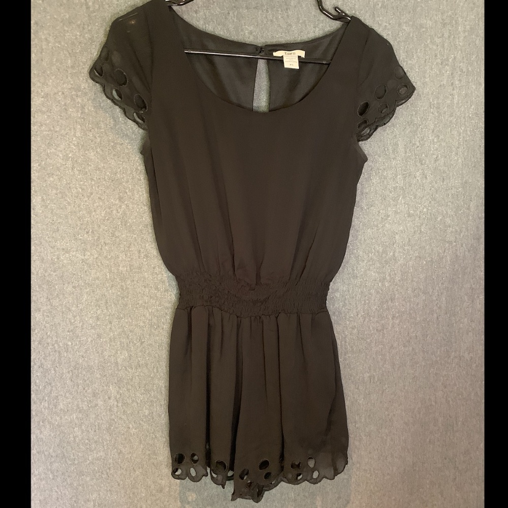 Bar III Black Romper